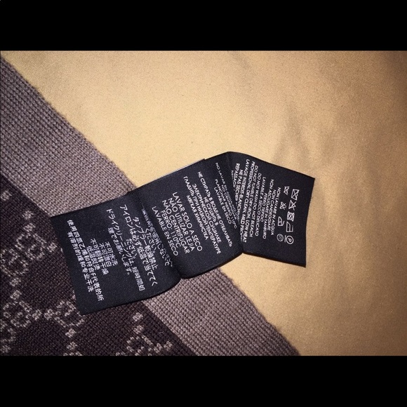 GG Gucci Knit Cashmere Scarf - Picture 8 of 15